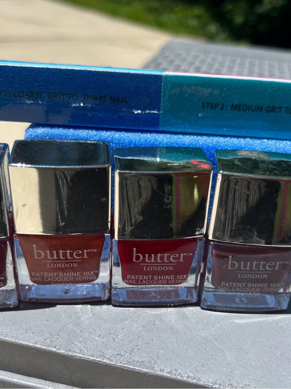 butter LONDON Patent Shine Nail Lacquer Trio - Red and Berry Shades